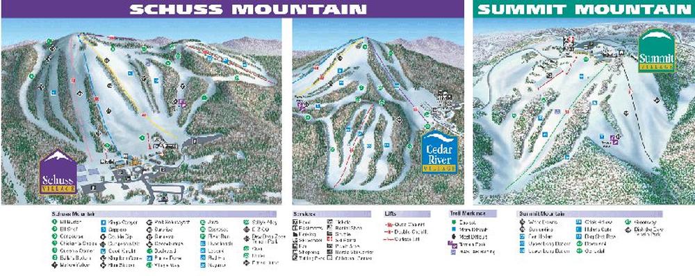 Shanty Creek Trail Map Shanty Creek Resort Guide - World Snowboard Guide
