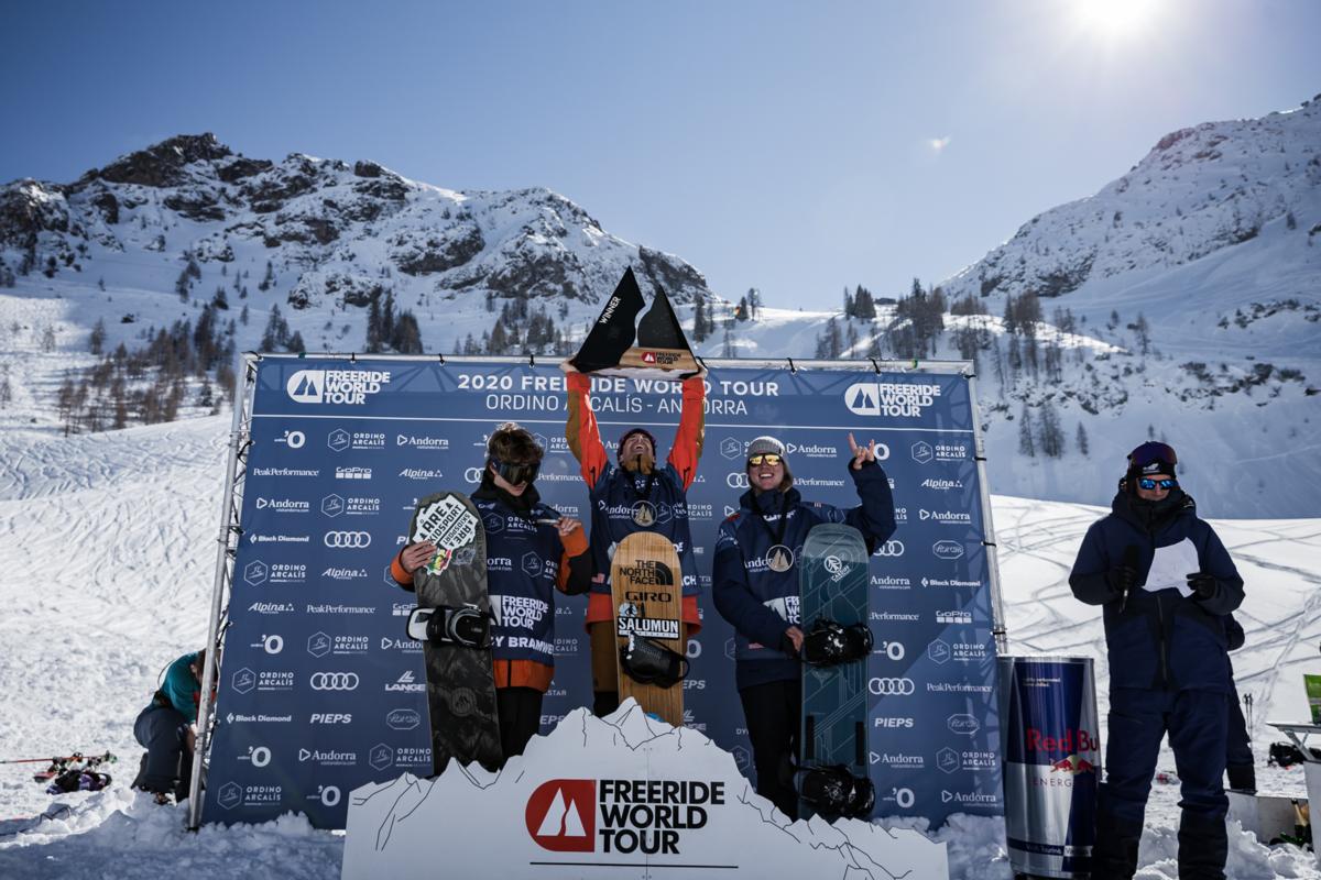 FWT 2020 Fieberbrunn - mens podium
