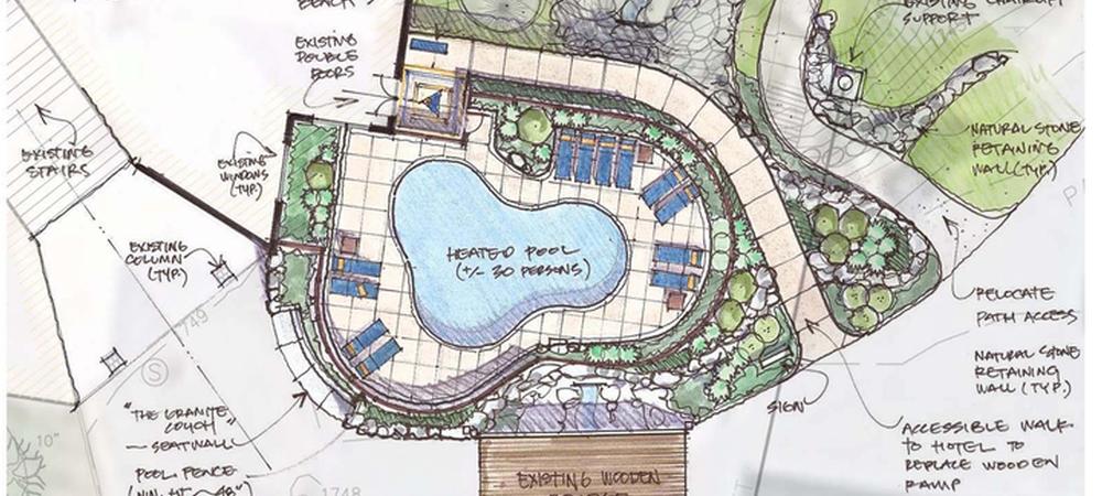 Sugarloaf mountain, hot tub design