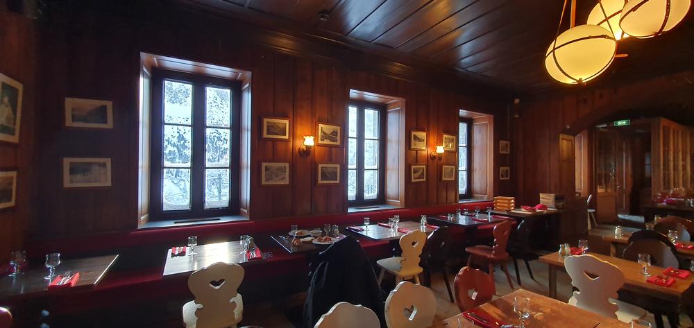 Restaurant at Refuge du Montenvers, Chamonix