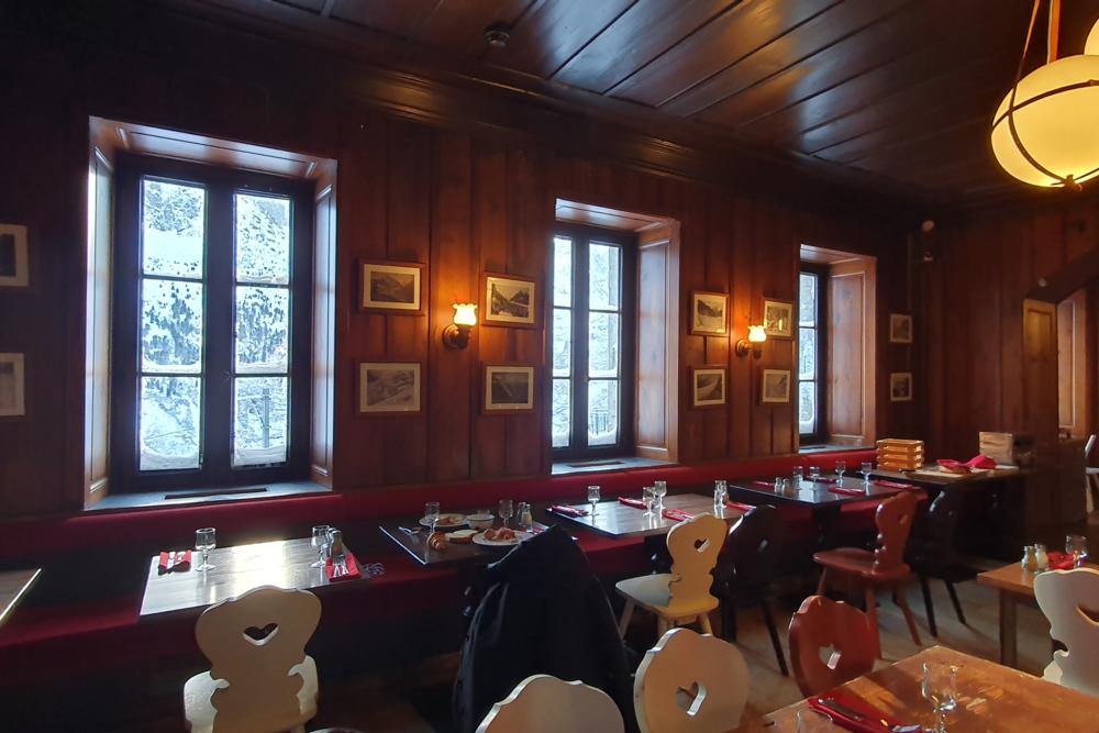 Restaurant at Refuge du Montenvers, Chamonix