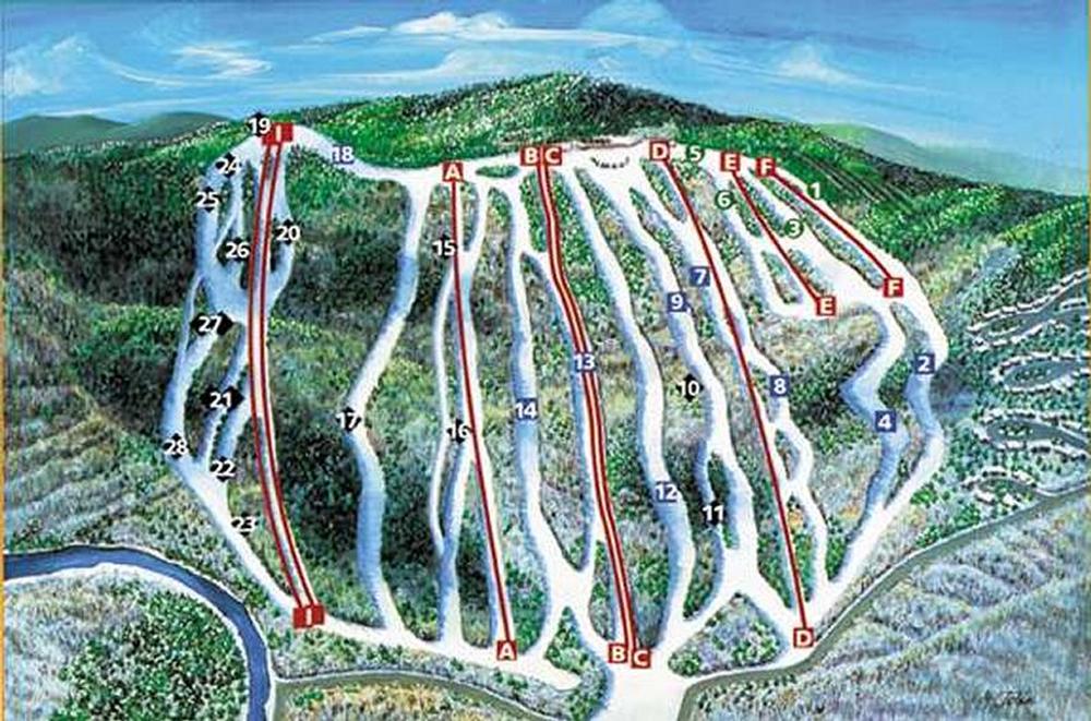 Jack Frost Ski Map Jack Frost Mountain Resort Guide - World Snowboard Guide