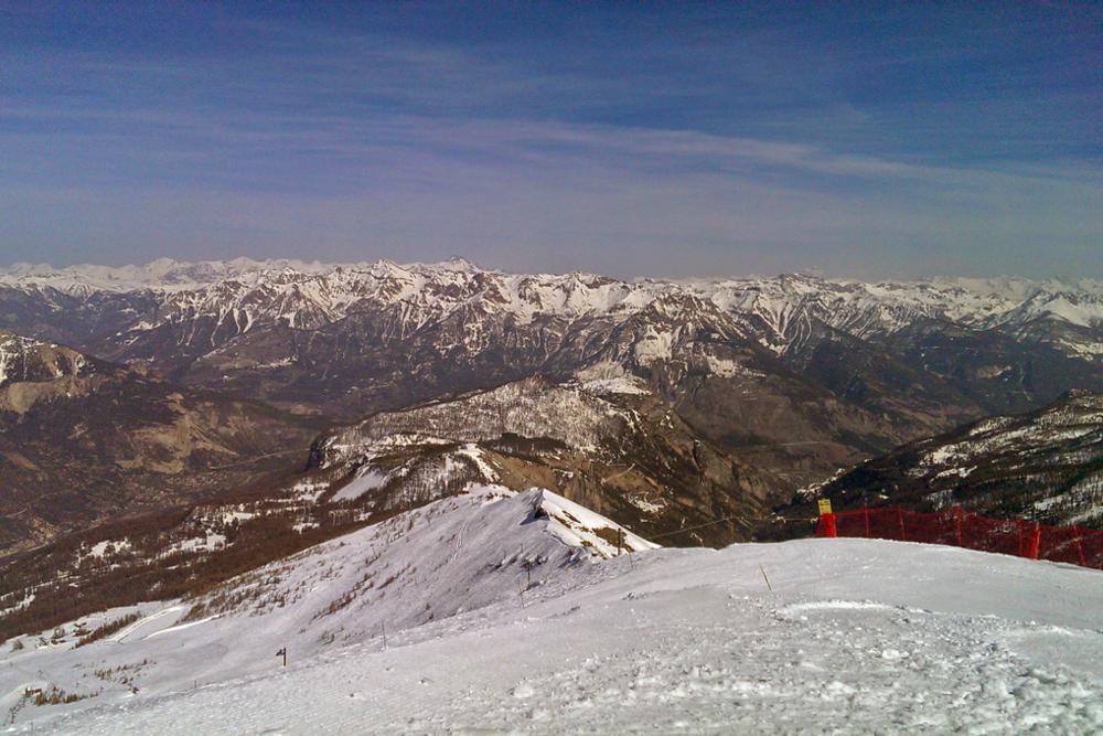 Highest point at the top of La Pendine 2749m