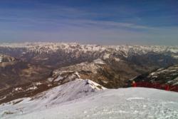 Highest point at the top of La Pendine 2749m