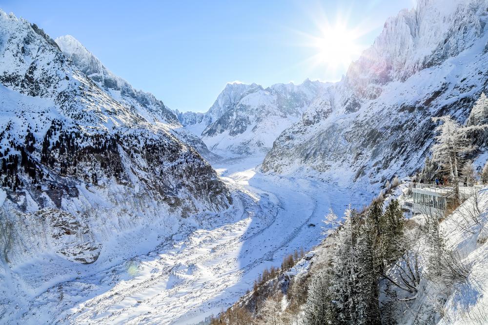 Montenvers during winter, Chamonix