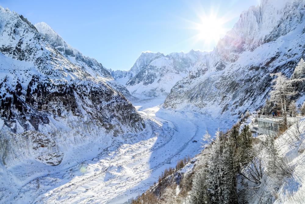 Montenvers during winter, Chamonix