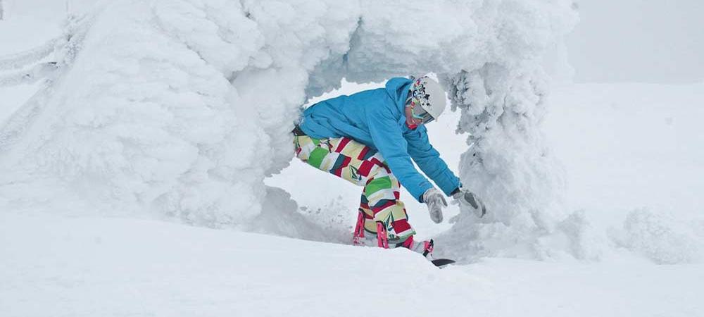 Big White Snowboarder