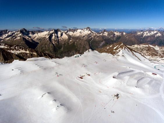 Snowpark Les 2 Alpes - Panoramic