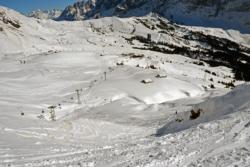Grindelwald off-piste area under the first-fleiger