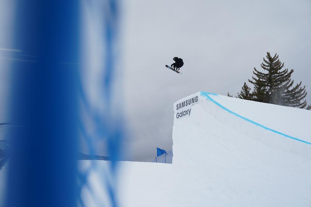Mia Brookes competes during Women's Snowboard Slopestyle at 2024 X Games 3