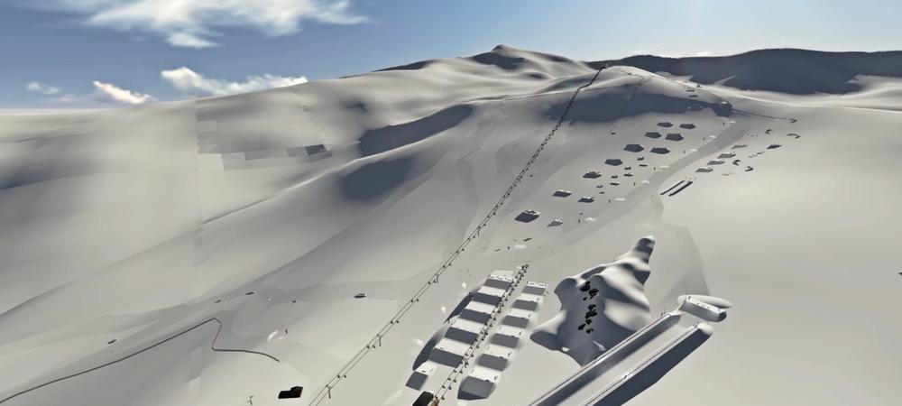 Sierra Nevada planned park layout for 2013-14 season