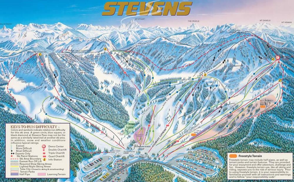 Stevens Pass Resort Guide World Snowboard Guide