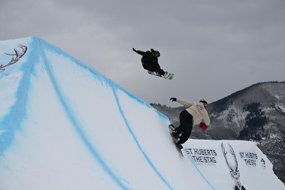 Mia Brookes competes during Women's Snowboard Slopestyle at 2024 X Games 2