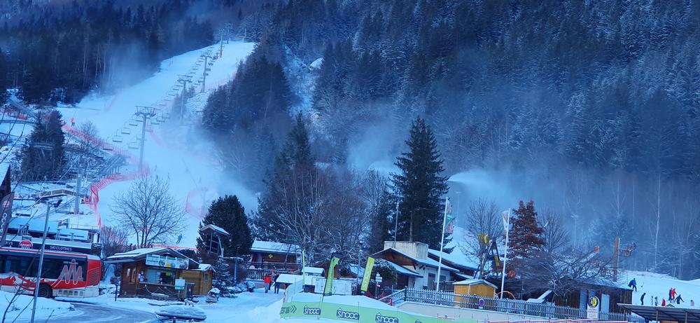 Planards beginner area, Chamonix