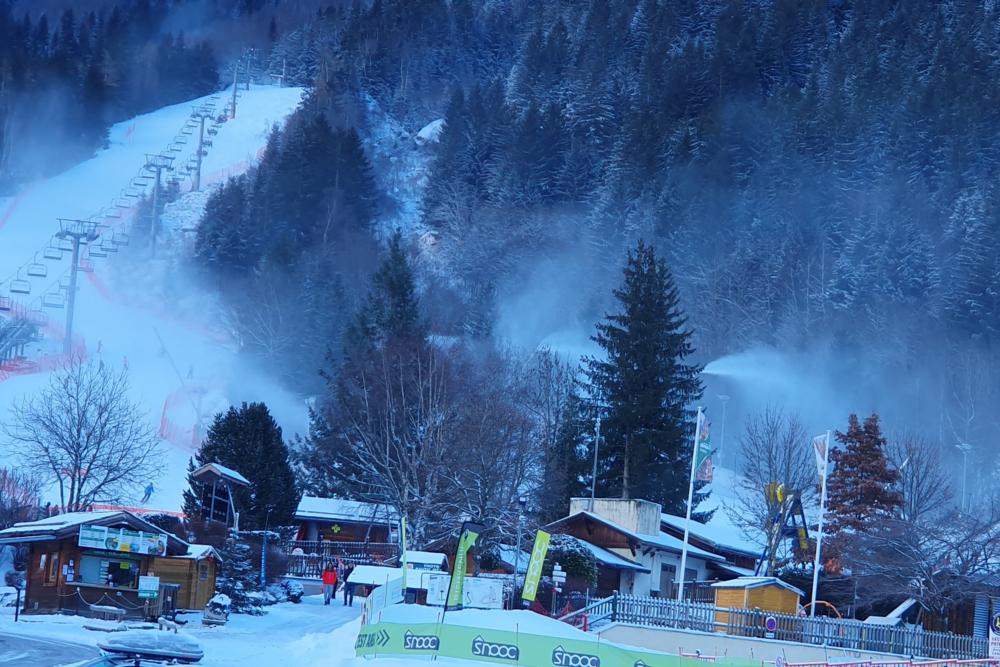Planards beginner area, Chamonix