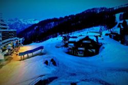 Dusk at the village at 1600m