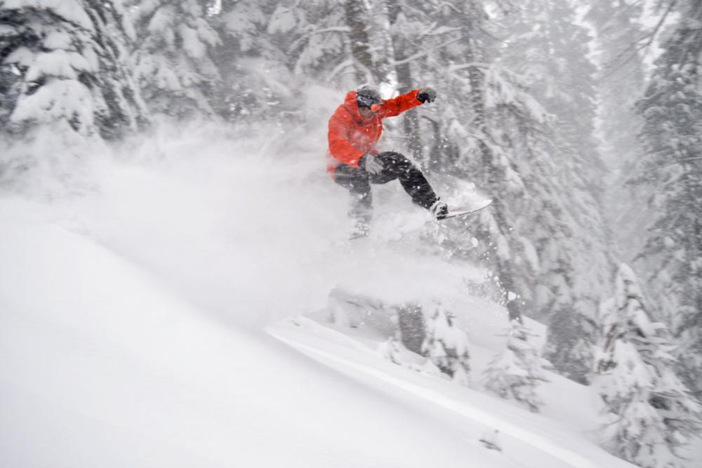 Dodge Ridge Snowboarder