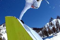 Alpine Meadows Handplant on Wallride