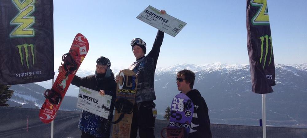 KYLE MACK WINS THE MONSTER ENERGY SHRED SHOW SNOWBOARD  SLOPESTYLE