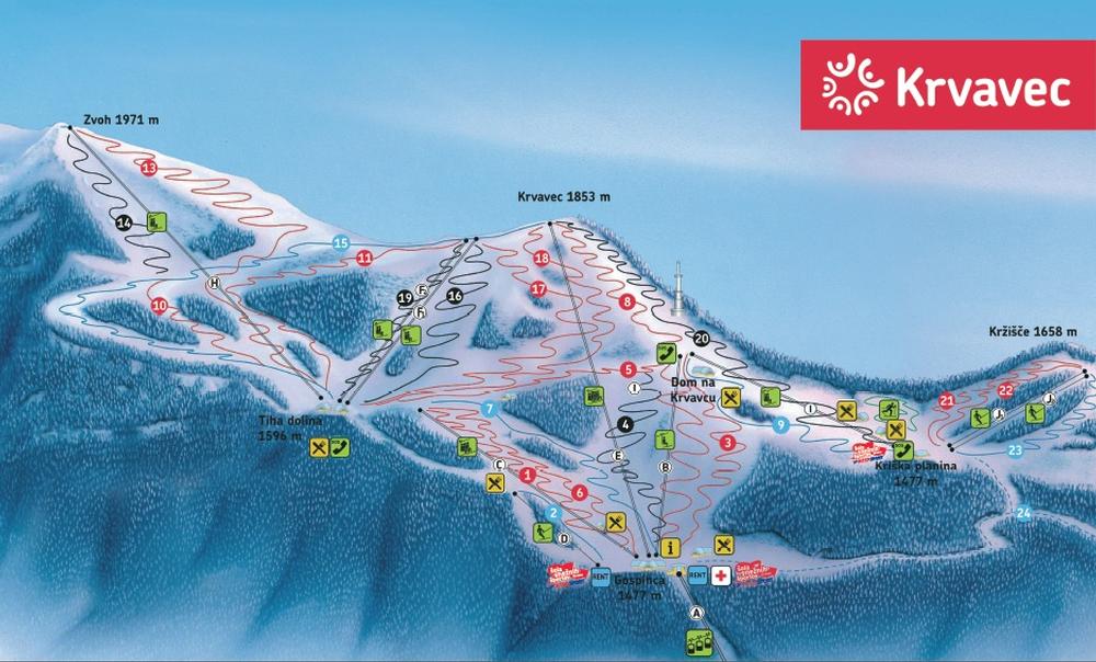 Krvavec Resort Guide World Snowboard Guide