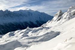 Skiing at La Flégère