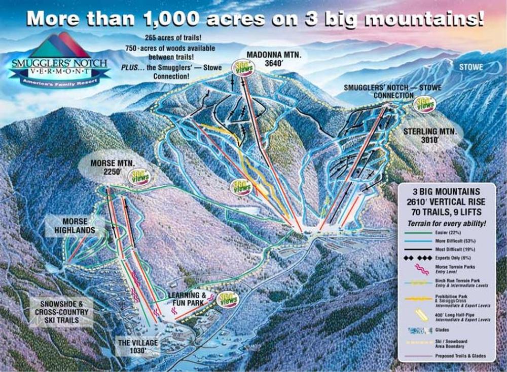 Smuggler's Notch Resort Guide - World Snowboard Guide