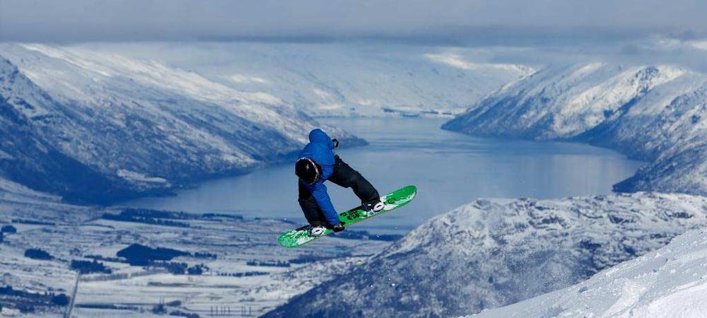 Coronet Peak Snowboarder