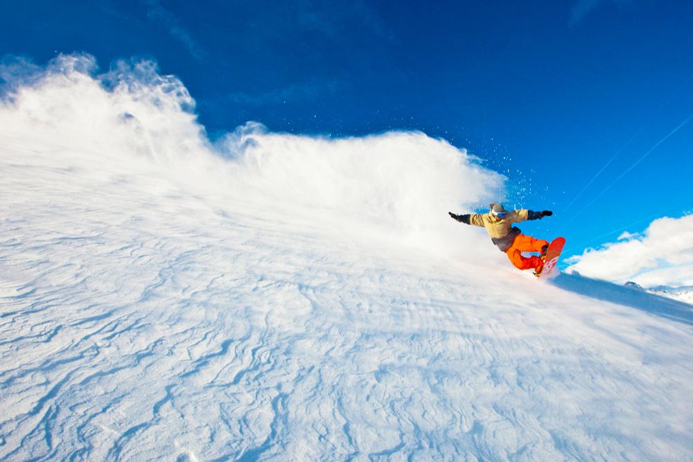 Mammoth Snowboarder