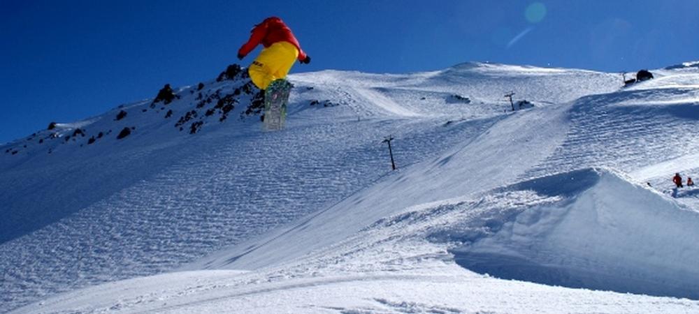 Free style action on Mt Hutt