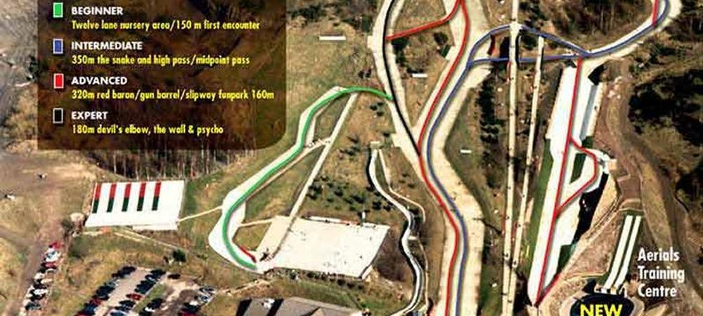 Sheffield Ski Village Piste Map