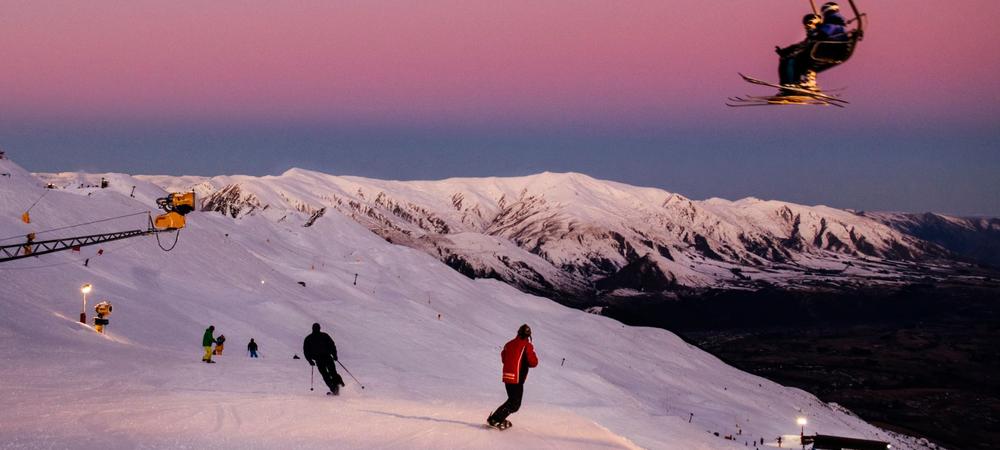 Night Skiing at Coronet Peak