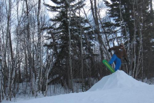 Duck Mountain Snowboarder