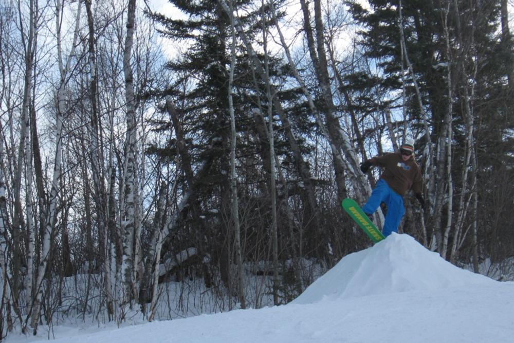 Duck Mountain Snowboarder