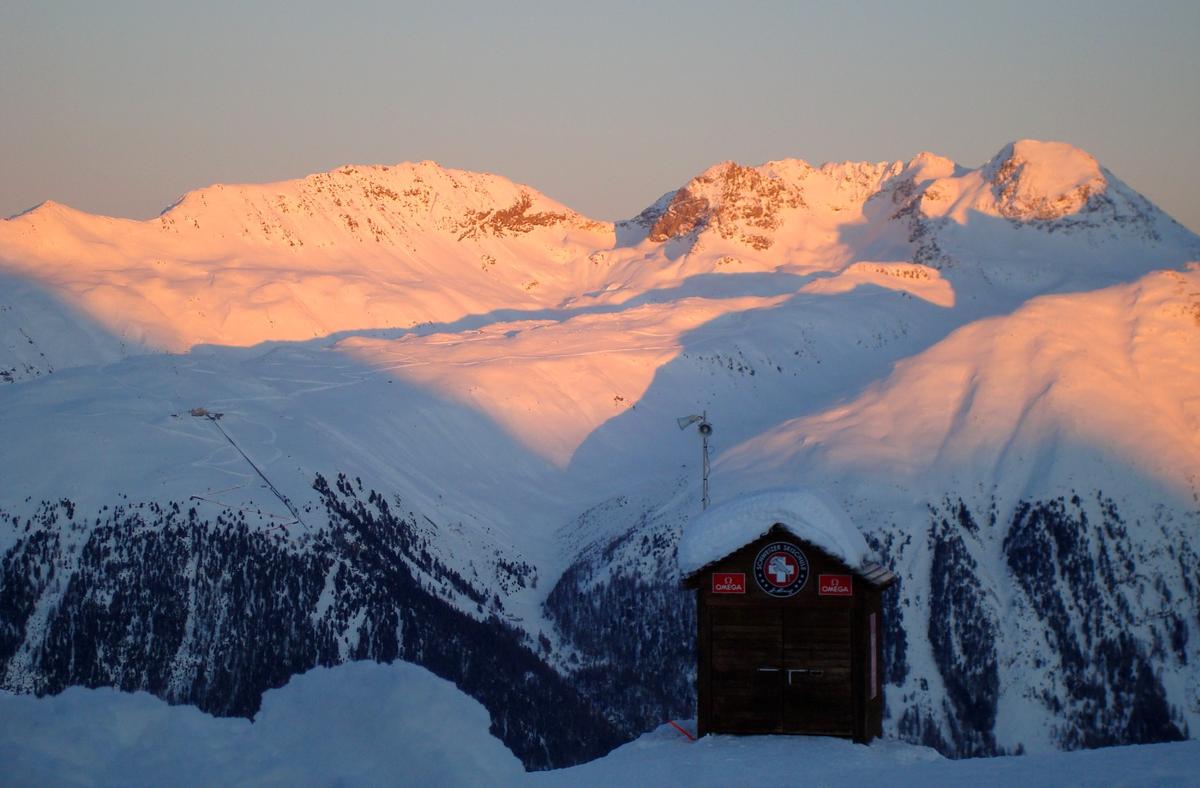 Sunset at St.Moritz