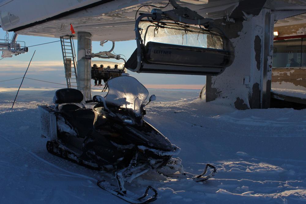 Trysil New Trysilfjellet Chairlift Closeup