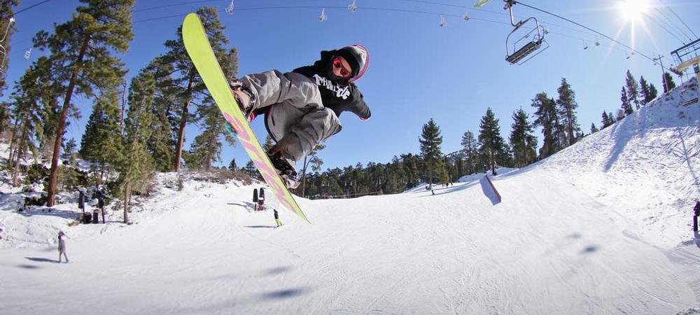 Bear Mountain Snowboarder