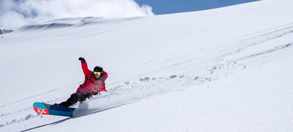 Snowboarding Stubai Glacier