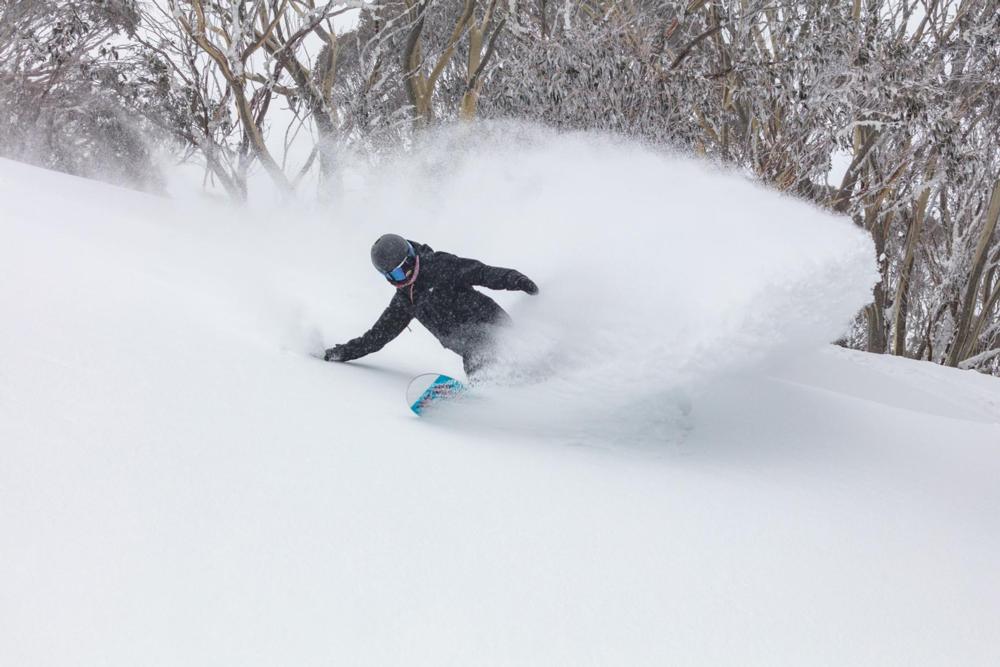 pow turn at Mt Hotham