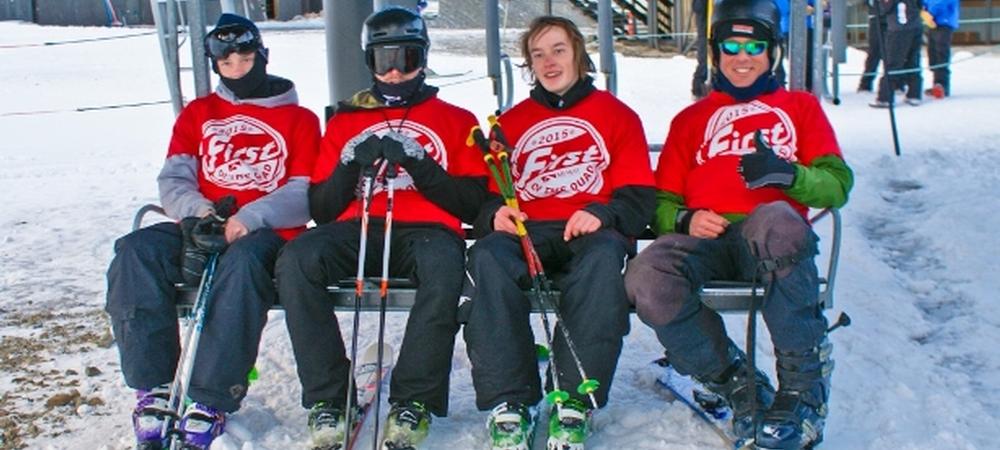 First on the lift Mt Hutt 2015