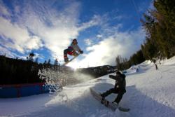 Mission Ridge Snowboarder Spray