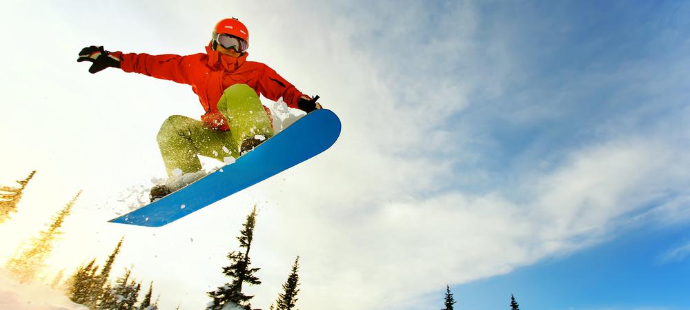 Snowboarder on the Mountain