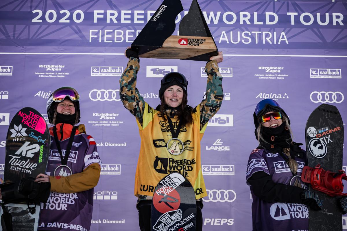 FWT 2020 Fieberbrunn - womens podium