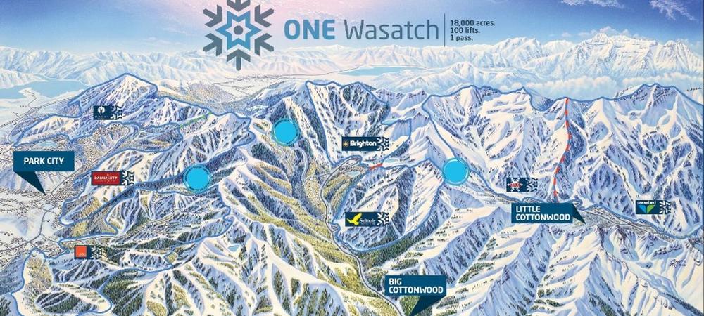 Wasatch 18 000 Acres, 100 Lifts, 1 Pass