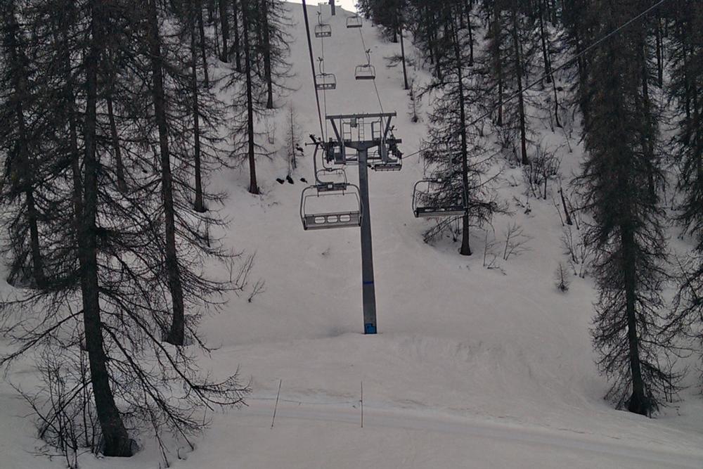 Under the La Bergerie lift