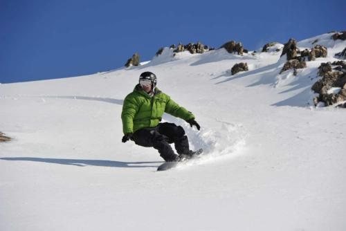 Cerro Castor Snowboarder