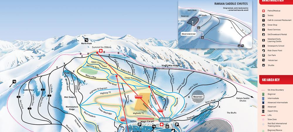 Mt Hutt Trail Map 2014