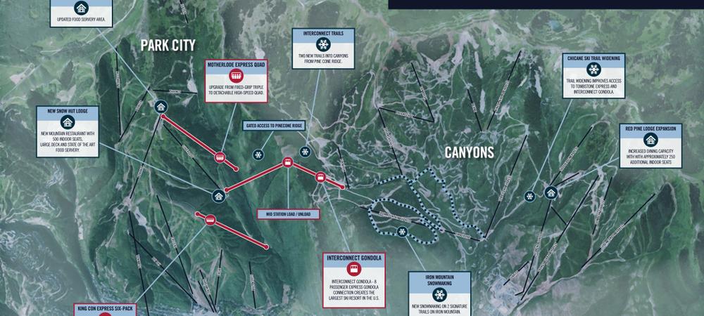 Park City 2015-16 improvements masterplan map