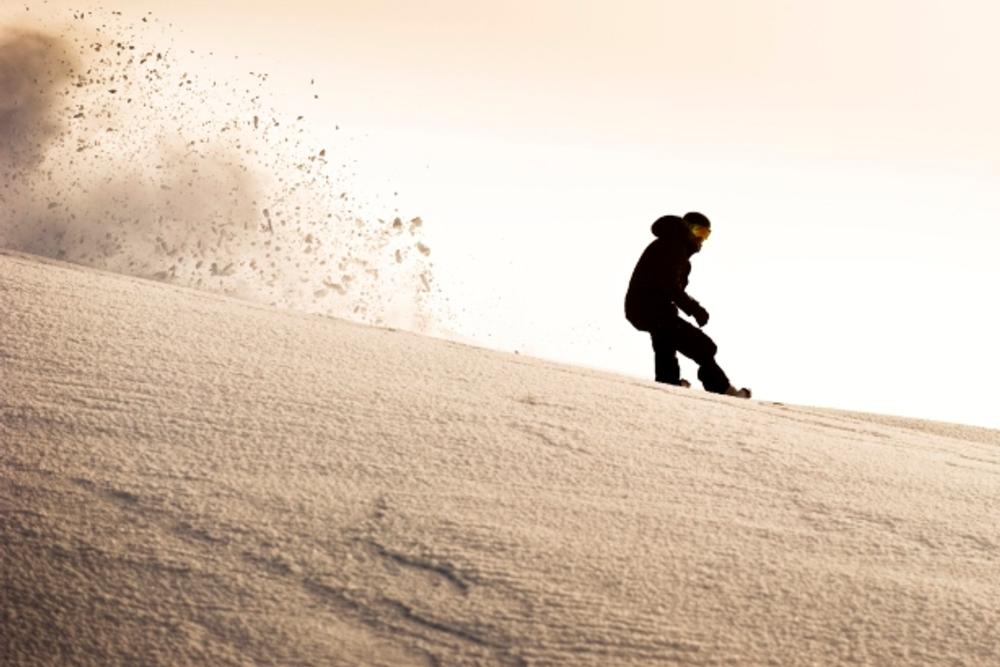 Mt Buller Snowboarder