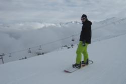 Auffach Snowboarder Piste 5