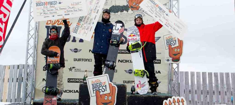Mens Podium High Fives